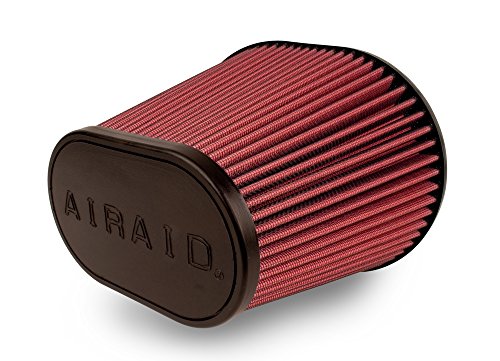 Airaid 721-472 Universal Clamp-On Air Filter: Oval Tapered; 6 Inch (152 mm) Flange ID; 9 Inch (229 mm) Height; 10.75 x 7.75 Inch (273 mm x 197 mm) Base; 7.25 x 4.25 Inch (184 mm x108 mm) Top