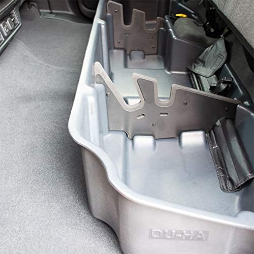 DU-HA Under Seat Storage Fits Chevrolet & GMC Silverado/Sierra 19-22 Light 20-22 Heavy Duty Double Cab New Body Style Black Part #10420