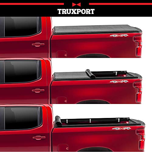 TruXedo Truck Bed Tonneau Cover TruXport 272401 | 2019-2024 Chevy Silverado & GMC Sierra w/ MultiPro/Flex tailgate