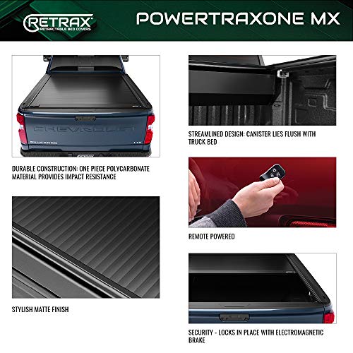 PowertraxONE MX Retractable Truck Bed Tonneau Cover | 70383 | Fits 2017 - 2023 Ford F-250/350 Super Duty 6' 10" Bed (81.9")