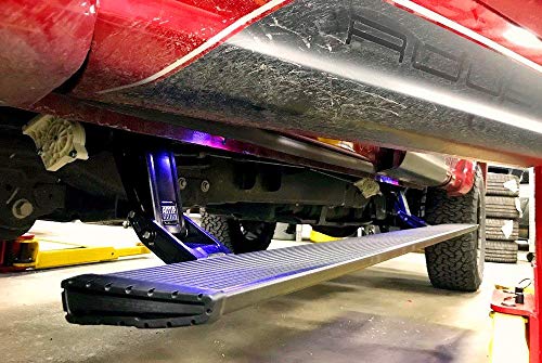 AMP Research 78254-01A PowerStep Xtreme Running Boards Plug N Play System for 2019-2021 Chevrolet Silverado/GMC Sierra, 2020-2021 Chevrolet Silverado/GMC Sierra 2500/3500, Double and Crew Cab , Black