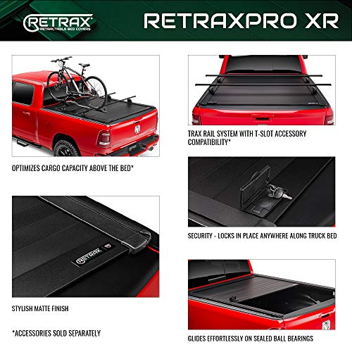 RetraxPRO XR Retractable Truck Bed Tonneau Cover | T-80383 | Fits 2017 - 2023 Ford F-250/350 Super Duty 6' 10" Bed (81.9")