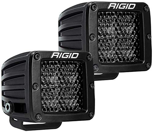 Rigid Industries D-SERIES PRO SPOT DIFFUSED MIDNIGHT SURFACE MOUNT PAIR (set of 2 ) 202513BLK