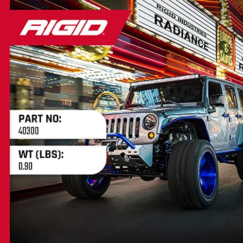 Rigid Industries 40200 | Radiance Multi-Trigger Harness (2 Switch Single Relay): LED Light Wiring Harness