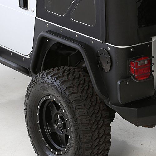 Smittybilt XRC Rear Bolt-on Flares for TJ - 76875, Textured Black