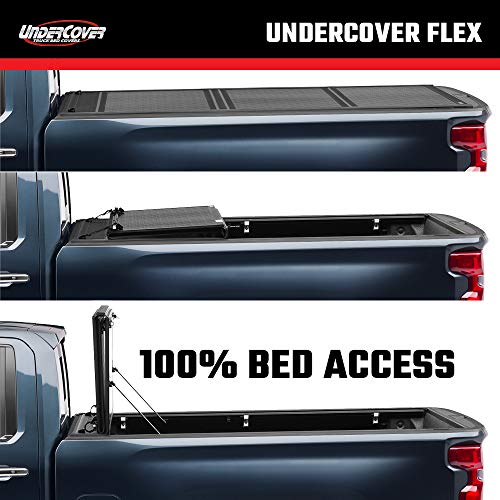 UnderCover Flex Hard Folding Truck Bed Tonneau Cover | FX21020 | Fits 2015 - 2020 Ford F-150 6' 7" Bed (78.9")