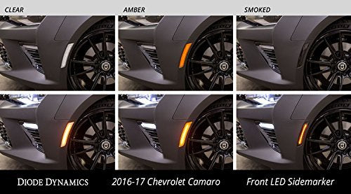 Diode Dynamics Smoked LED Sidemarkers compatible with Chevrolet Camaro 2016-2023