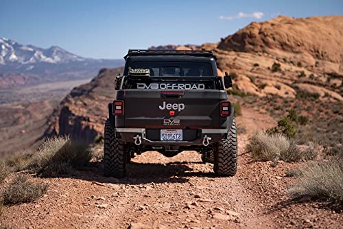 Roof Rack for 2007-2022 Jeep Wrangler JK 4-Door, 2018-2022 Jeep Wrangler JL 2-Door, & 2020-2022 Jeep Gladiator JT | Bolt-On Installation | Multiple Tie Down Points | 200lbs Capacity | DV8 Offroad