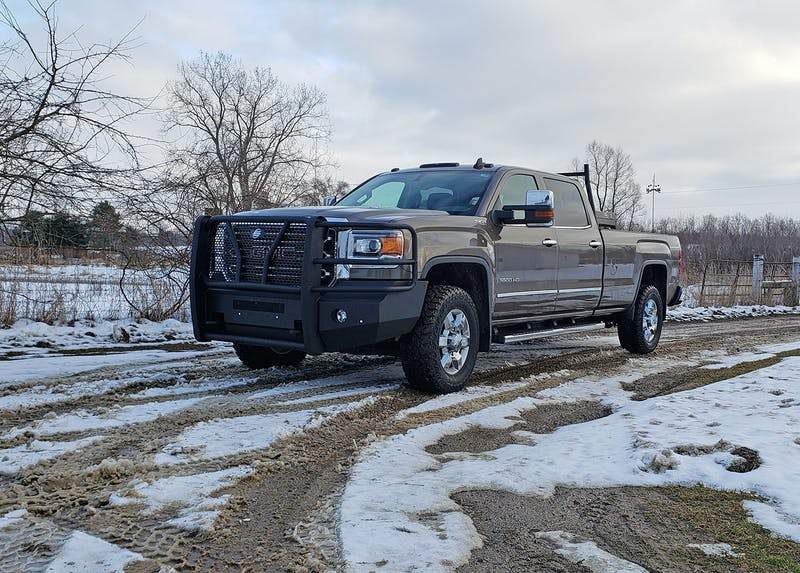  Steelcraft 60-10460 2015-2019 GMC Sierra 2500HD/3500 HD Elevation Front Bumper-BetterBumper