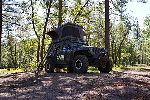 Roof Rack for 2018-2023 Jeep Wrangler JL 4 Door | Hard Top | Bolt-On Installation | Multiple Tie Down Points | 200lbs Capacity | Made from 1/8” Thick Steel | DV8 Offroad