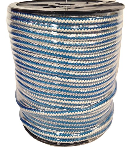 12 Strand Polyester Blue Ox Arborist Rope 1/2 Inch by 300 Feet