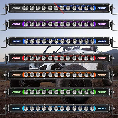 Rigid Industries 230603 Radiance Plus SR-Series LED Light, 8 Option RGBW Backlight, (30)