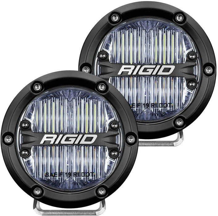 Rigid Industries 36120 | 360-Series Pro 4 Inch SAE Compliant Fog Light Pair White