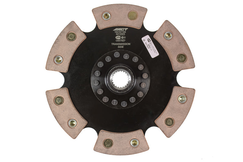 Advanced Clutch 6212003 ACT 6 Pad Rigid Race Disc