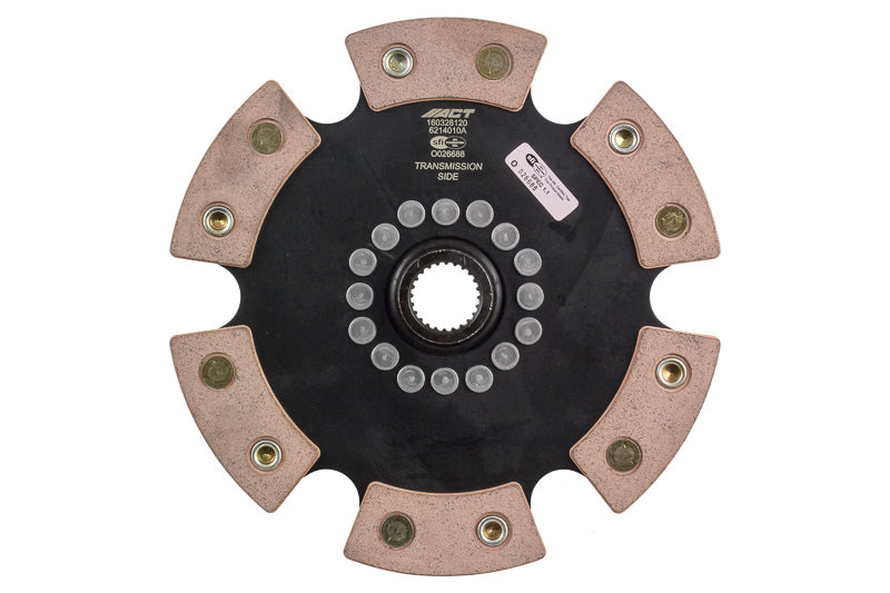 Advanced Clutch 6214010A ACT 6 Pad Rigid Race Disc