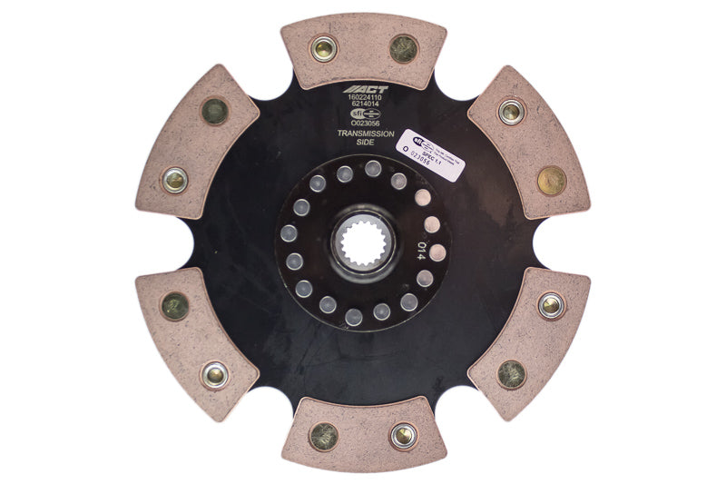 Advanced Clutch 6214014 ACT 6 Pad Rigid Race Disc