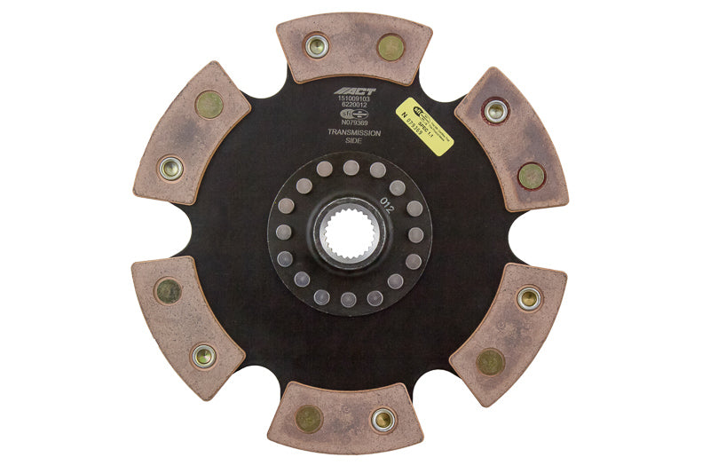 Advanced Clutch 6220012 ACT 6 Pad Rigid Race Disc