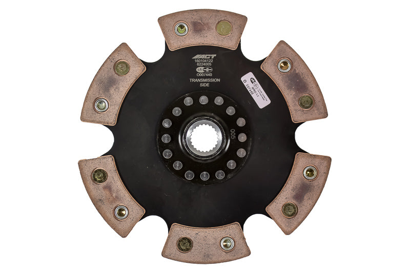 Advanced Clutch 6224005 ACT 6 Pad Rigid Race Disc