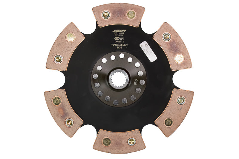 Advanced Clutch 6224026 ACT 6 Pad Rigid Race Disc