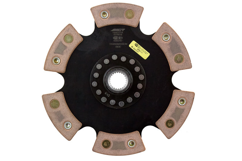 Advanced Clutch 6228018 ACT 6 Pad Rigid Race Disc