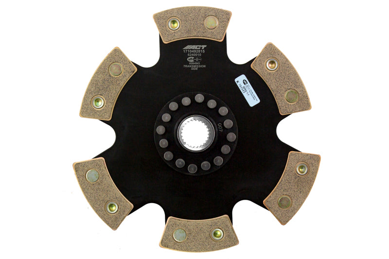 Advanced Clutch 6240010 ACT 6 Pad Rigid Race Disc