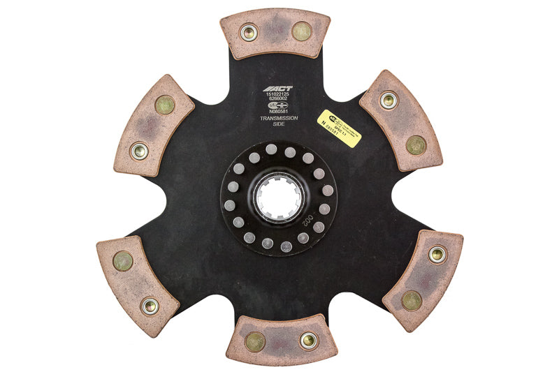 Advanced Clutch 6266002 ACT 6 Pad Rigid Race Disc