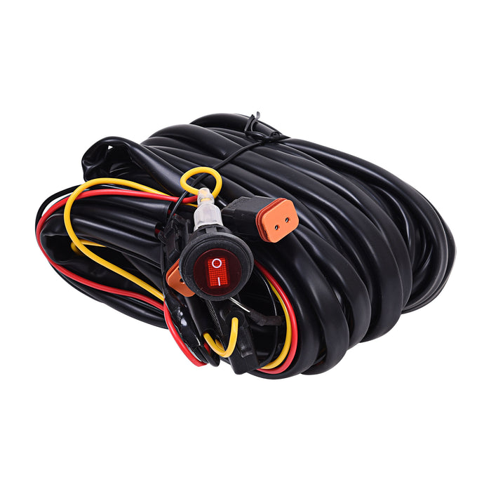 KC HiLiTES 6308 | Wiring Harness - for 2 Lights with 2-Pin Deutsch Connectors