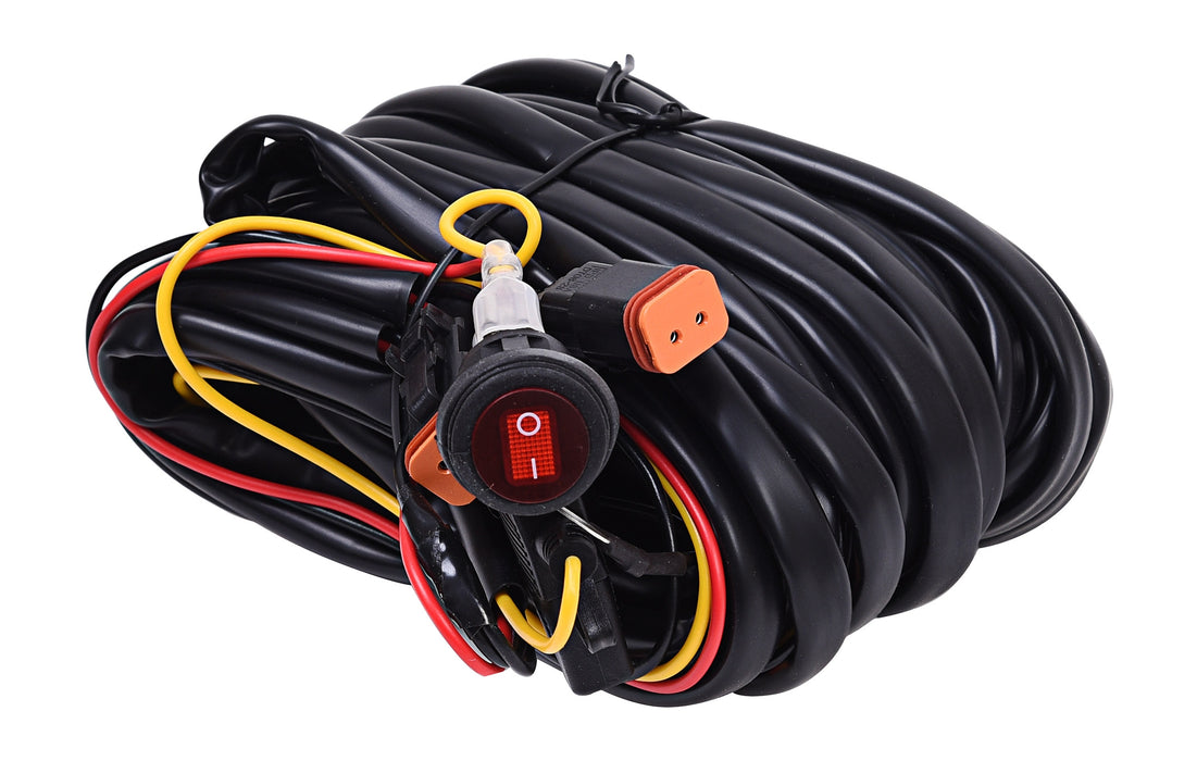 KC HiLiTES 63091 | Wiring Harness for Two Backup Lights with 2-Pin Deutsch Connectors