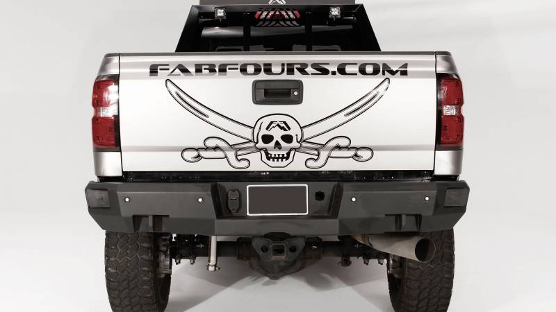 Fab Fours CH14-W3051-B Premium Premium Rear Bumper w/ Sensors Chevy Silverado 2500HD/3500 2015-2019 *BARE STEEL*