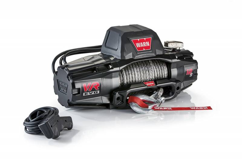 Warn 103255 EVO 12-S 12,000lb Winch w/ Synthetic Cable