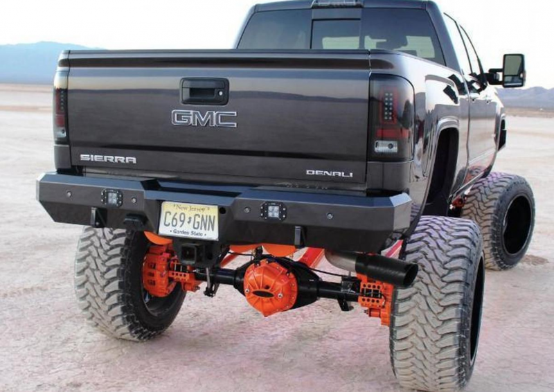 Fusion 0006GMCRB Rear Bumper GMC Sierra 2500HD/3500 2000-2006