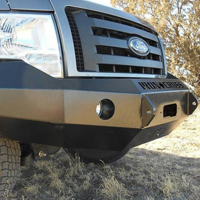 Iron Cross 20-415-09 Base Winch Front Bumper for Ford F150 2009-2014 - Gloss Black