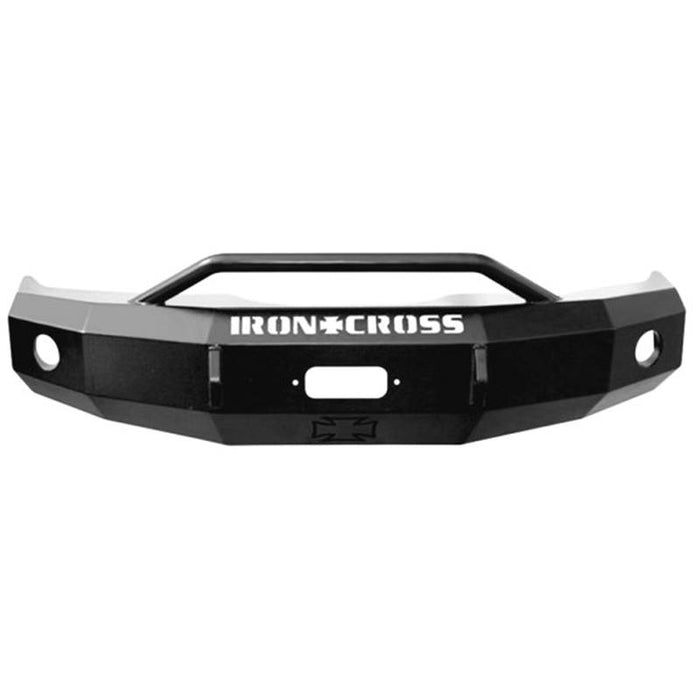 Iron Cross 22-615-06 Winch Front Bumper w/ Push Bar for Dodge Ram 1500 2006-2008 - Gloss Black