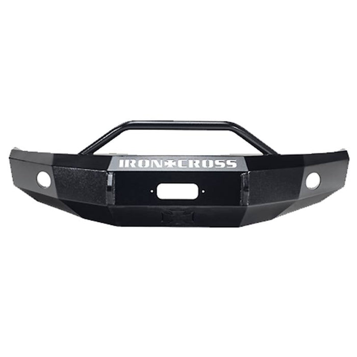 Iron Cross 22-325-03 Winch Front Bumper w/ Push Bar for GMC Sierra 2500HD/3500 2003-2006 - Gloss Black