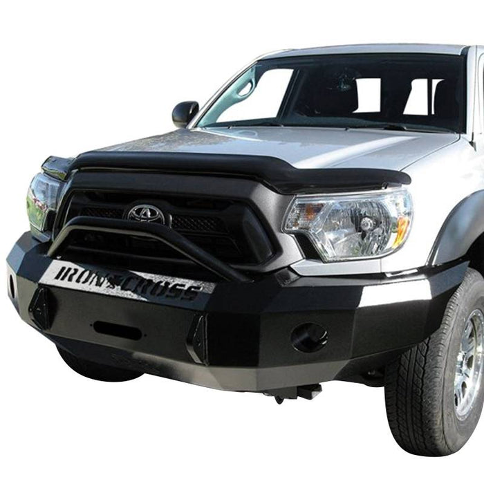 Iron Cross 22-705-12 Winch Front Bumper w/ Push Bar for Toyota Tacoma 2012-2015 - Gloss Black