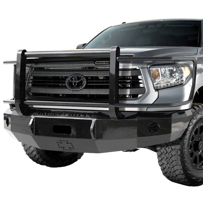 Iron Cross 24-715-14 Winch Front Bumper w/ Grille Guard for Toyota Tundra 2014-2021 - Gloss Black