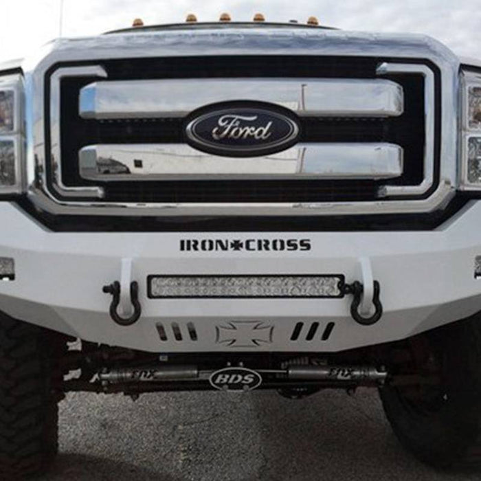 Iron Cross 40-425-11 Low Profile Front Bumper for Ford F250/F350 2011-2016 - Gloss Black