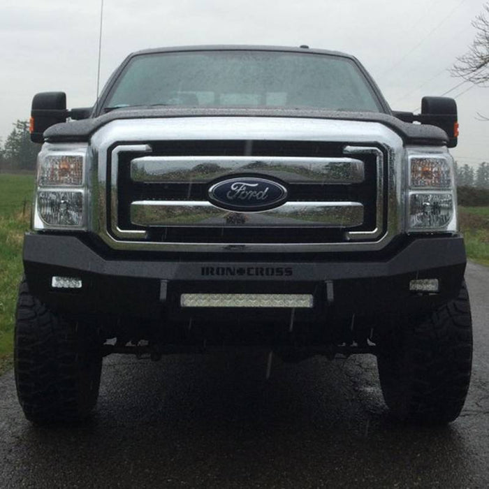 Iron Cross 40-425-11 Low Profile Front Bumper for Ford F250/F350 2011-2016 - Gloss Black