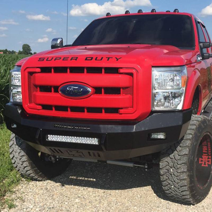 Iron Cross 40-425-11 Low Profile Front Bumper for Ford F250/F350 2011-2016 - Gloss Black