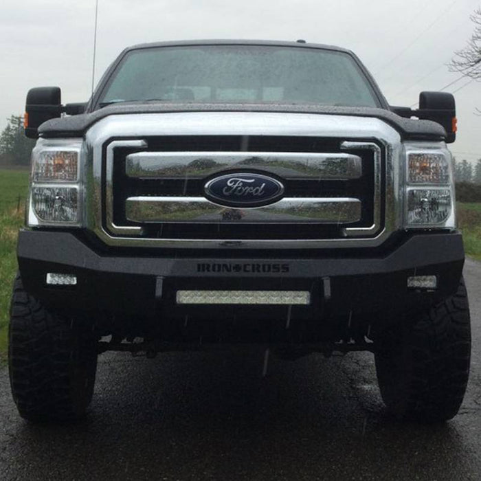 Iron Cross 40-425-11-MB Low Profile Front Bumper for Ford F250/F350 2011-2016 - Matte Black