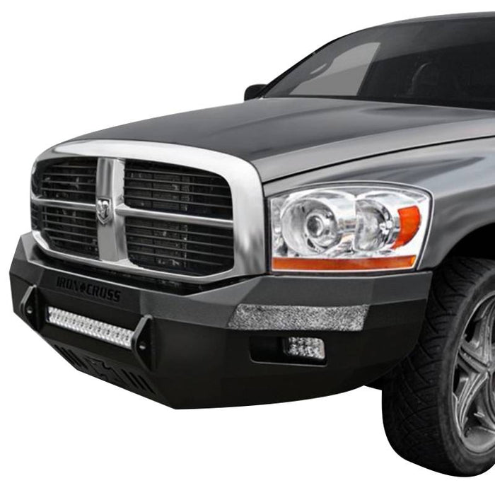 Iron Cross 40-615-06 Low Profile Front Bumper for Dodge Ram 1500 2006-2008 - Gloss Black