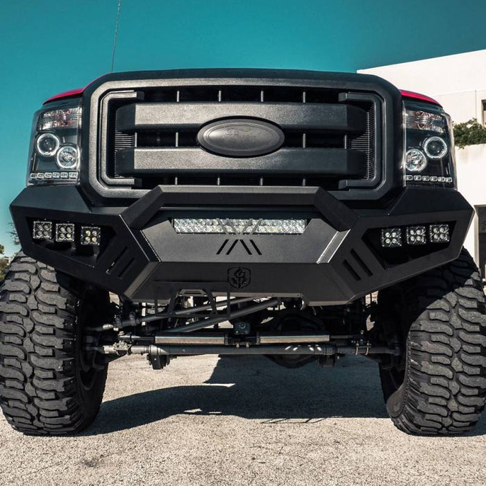 Road Armor 6082XF0B Spartan Non-Winch Front Bumper for Ford F250/F350/F450 2008-2010