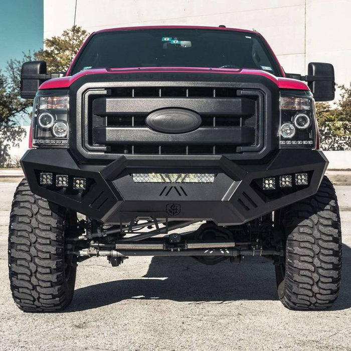 Road Armor 6082XF0B Spartan Non-Winch Front Bumper for Ford F250/F350/F450 2008-2010