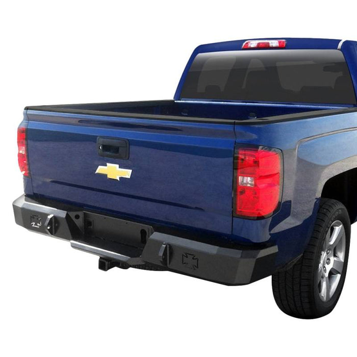 Iron Cross 21-525-11 Rear Bumper for Chevy Silverado 2500HD/3500 2011-2014 - Gloss Black