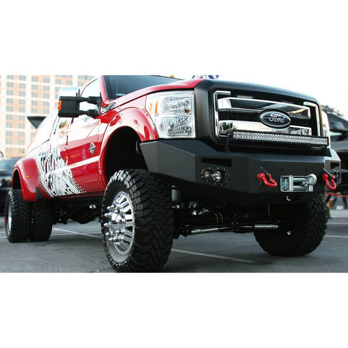 Fab Fours FS11-A2651-1 Winch Front Bumper w/ Sensor Holes for Ford F450/F550 2011-2016