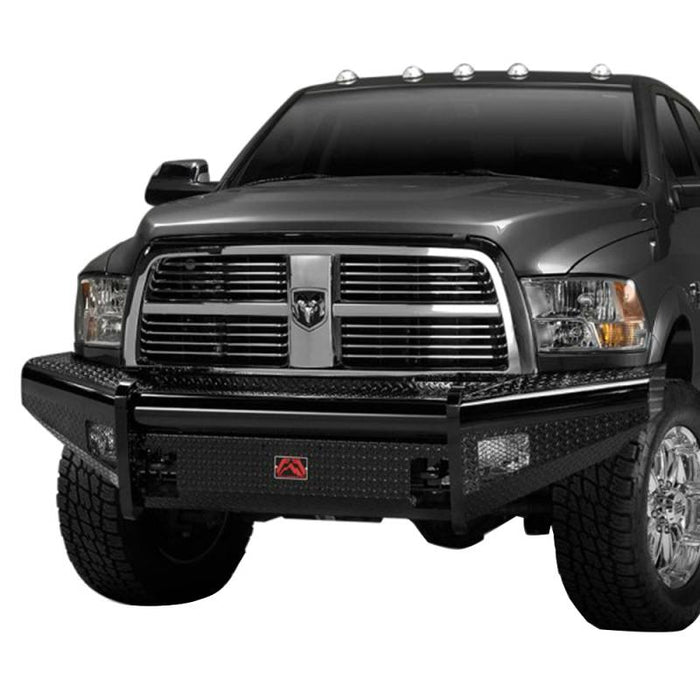 Fab Fours DR94-S1561-1 Black Steel Front Bumper for Dodge Ram 2500 HD/3500 HD/4500 HD/5500 HD 1994-2002