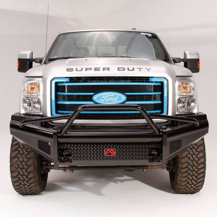 Fab Fours FS99-S1662-1 Black Steel Front Bumper w/ Pre-Runner Guard for Ford F250/F350 1999-2004