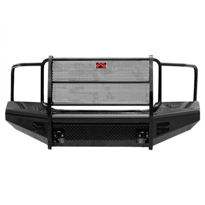 Fab Fours GM11-S2860-1 Black Steel Front Bumper w/ Full Grille Guard for GMC Sierra 2500HD/3500 2011-2014