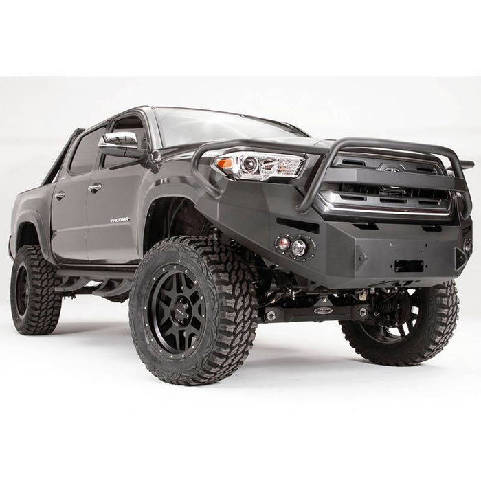 Fab Fours TT12-B1652-1 Winch Front Bumper w/ Pre-Runner Guard for Toyota Tacoma 2012-2015