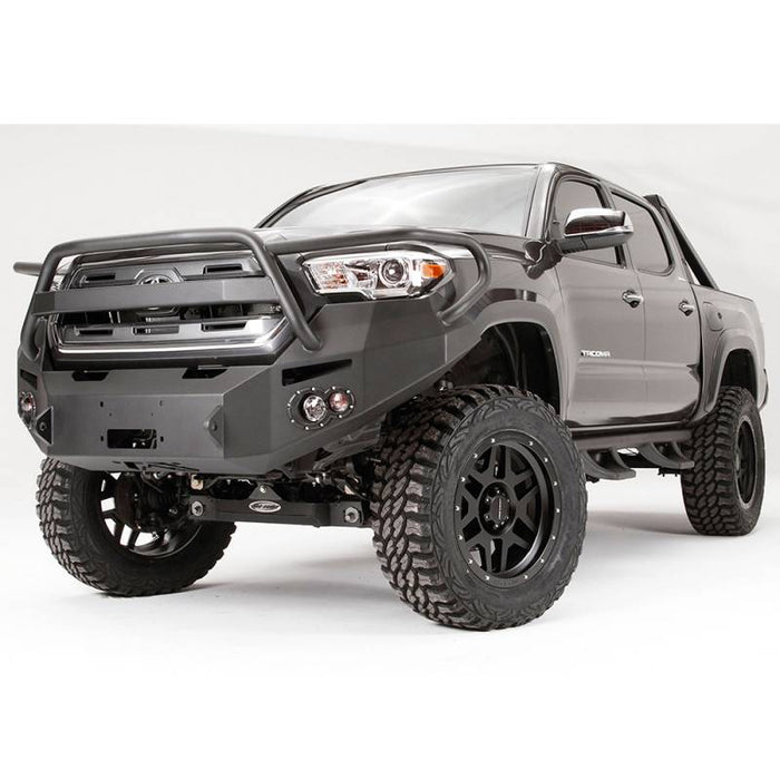 Fab Fours TT12-B1652-1 Winch Front Bumper w/ Pre-Runner Guard for Toyota Tacoma 2012-2015